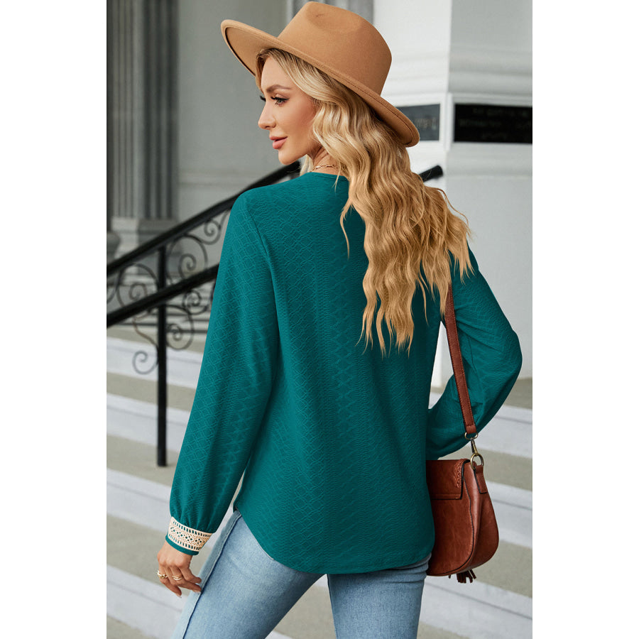 V - Neck Long Sleeve T - Shirt Apparel and Accessories