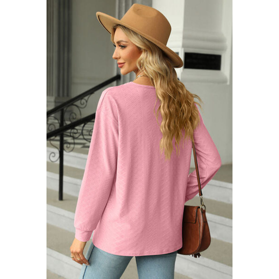 V - Neck Long Sleeve T - Shirt Apparel and Accessories