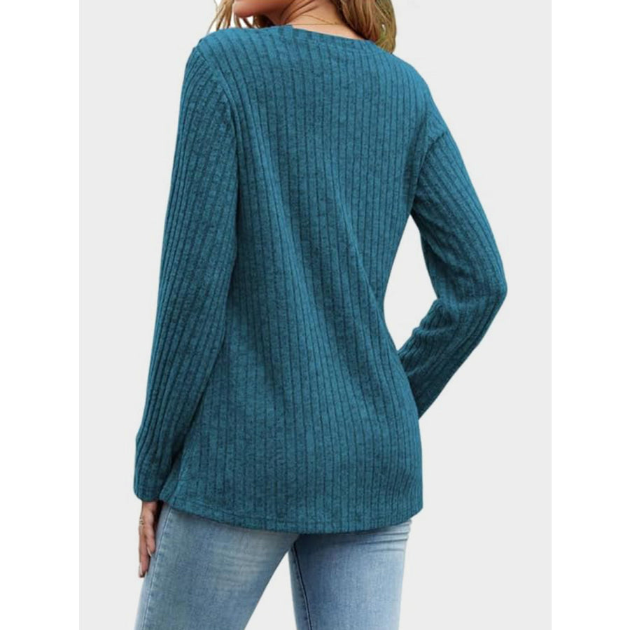 V-Neck Long Sleeve T-Shirt Apparel and Accessories