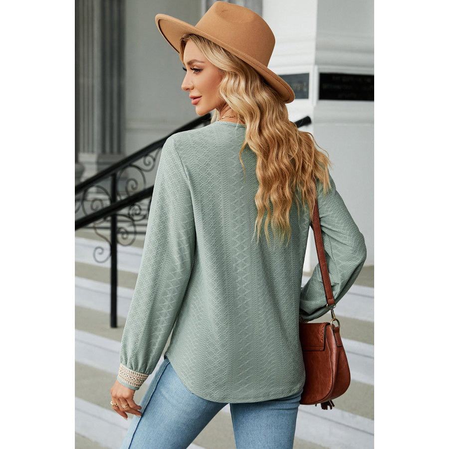 V - Neck Long Sleeve T - Shirt Apparel and Accessories