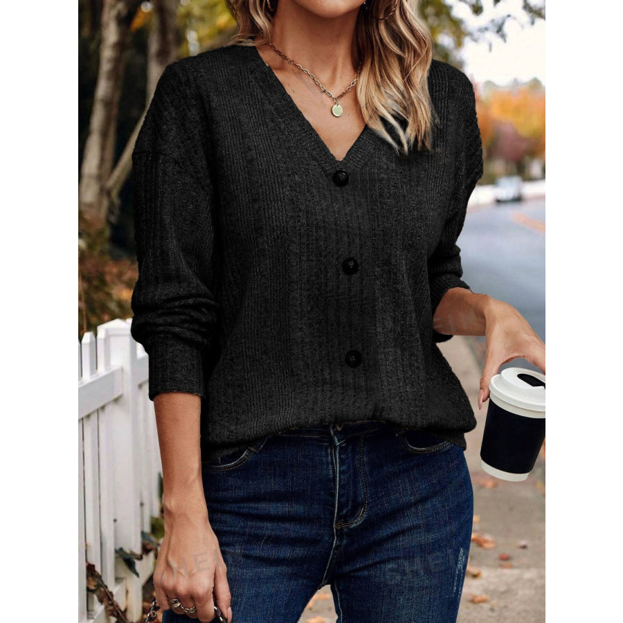 V-Neck Long Sleeve T-Shirt Apparel and Accessories