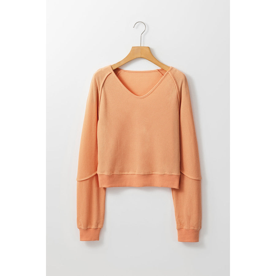 V Neck Long Sleeve T-Shirt Apparel and Accessories