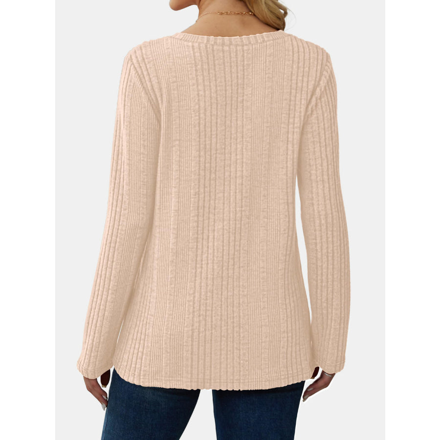 V-Neck Long Sleeve T-Shirt Apparel and Accessories