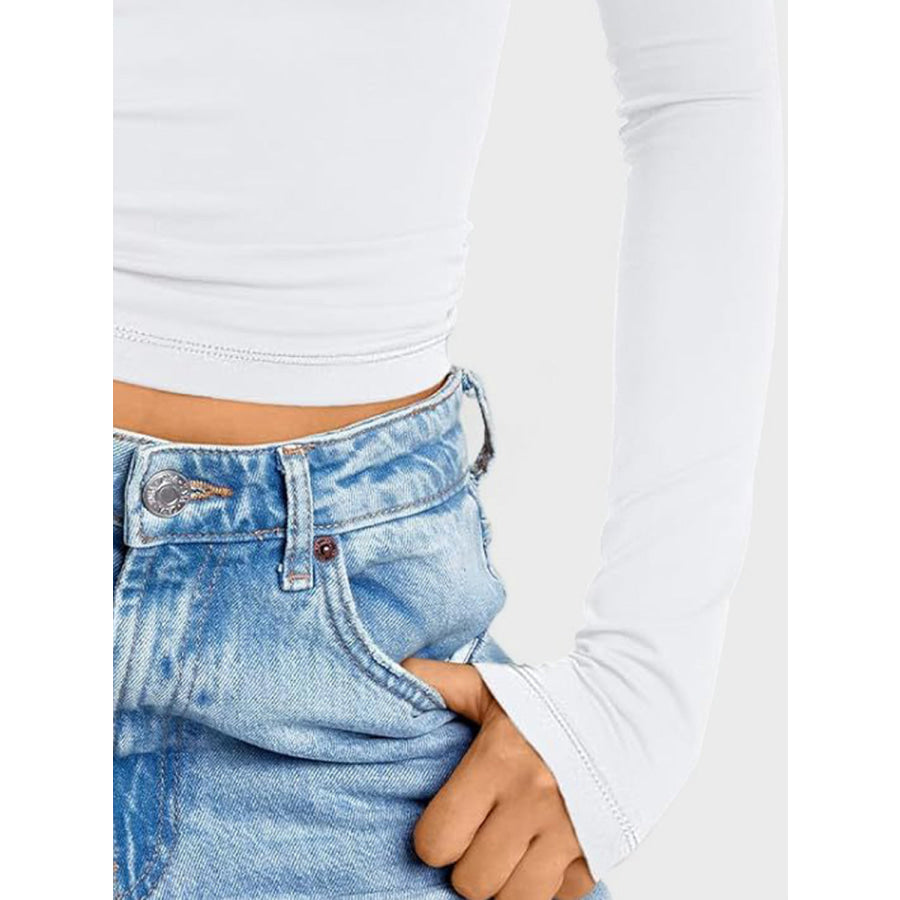 V-Neck Long Sleeve T-Shirt Apparel and Accessories