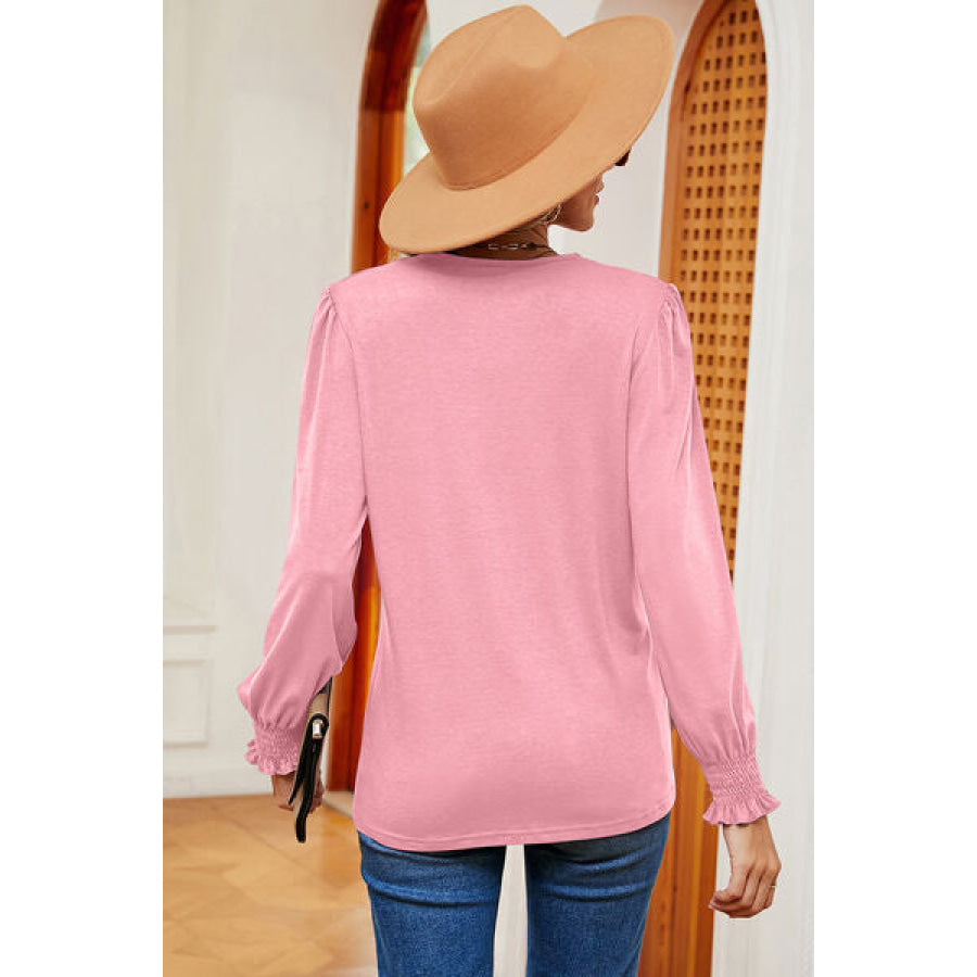 V - Neck Long Sleeve T - Shirt Apparel and Accessories