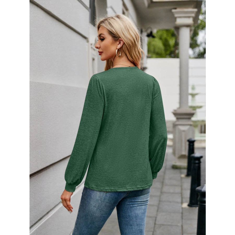 V-Neck Long Sleeve T-Shirt Apparel and Accessories