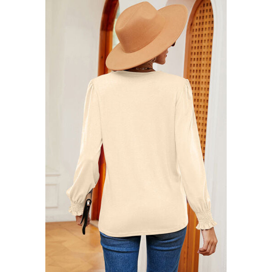 V - Neck Long Sleeve T - Shirt Apparel and Accessories