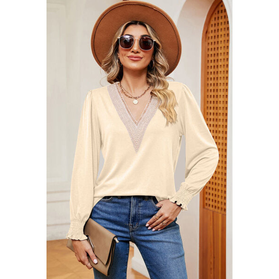 V - Neck Long Sleeve T - Shirt Apparel and Accessories
