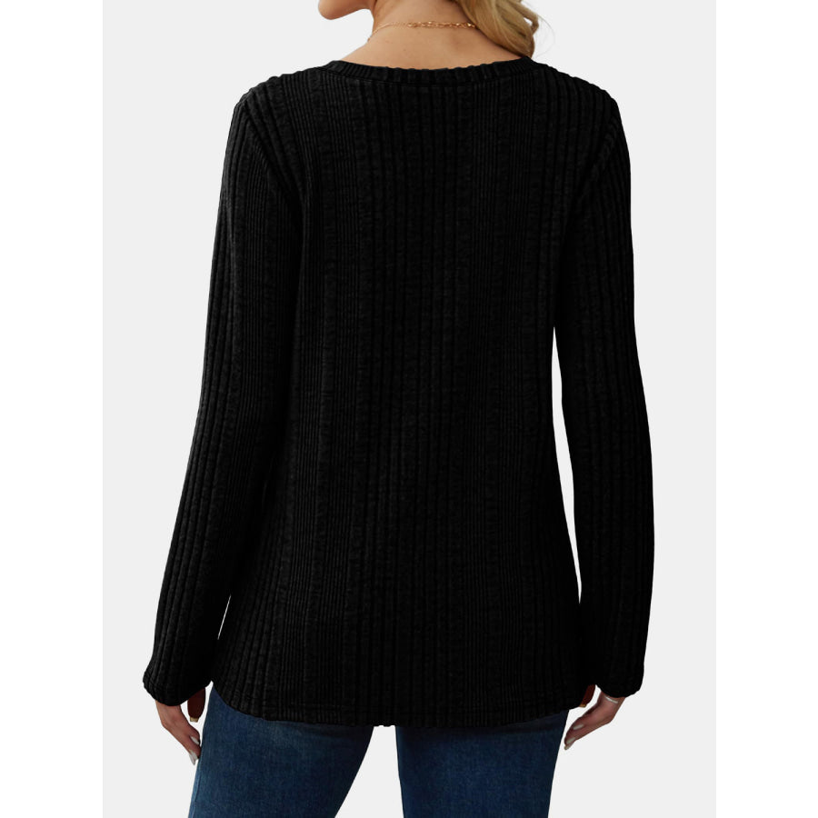 V-Neck Long Sleeve T-Shirt Apparel and Accessories