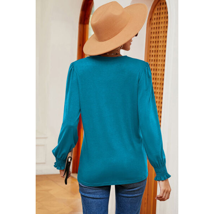 V - Neck Long Sleeve T - Shirt Apparel and Accessories