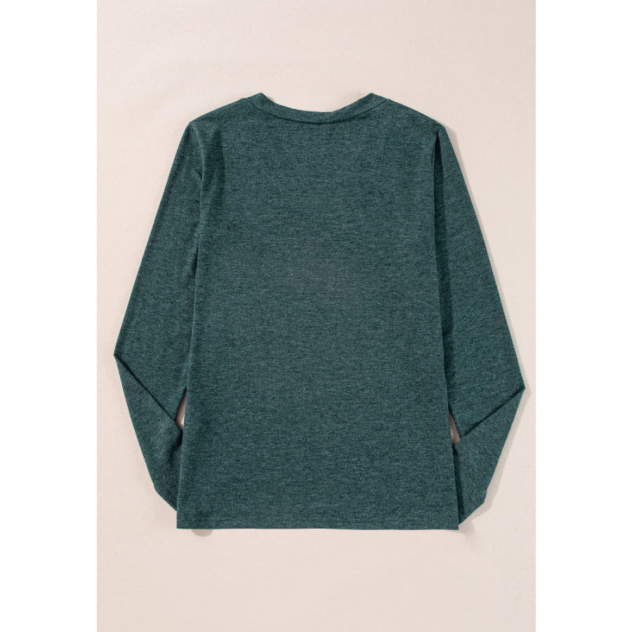 V-Neck Long Sleeve T-Shirt Apparel and Accessories