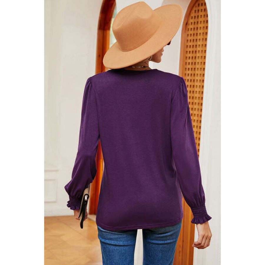 V - Neck Long Sleeve T - Shirt Apparel and Accessories