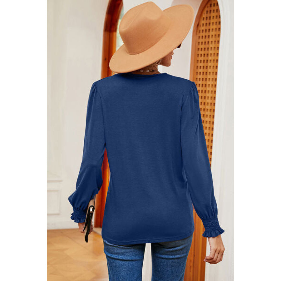 V - Neck Long Sleeve T - Shirt Apparel and Accessories