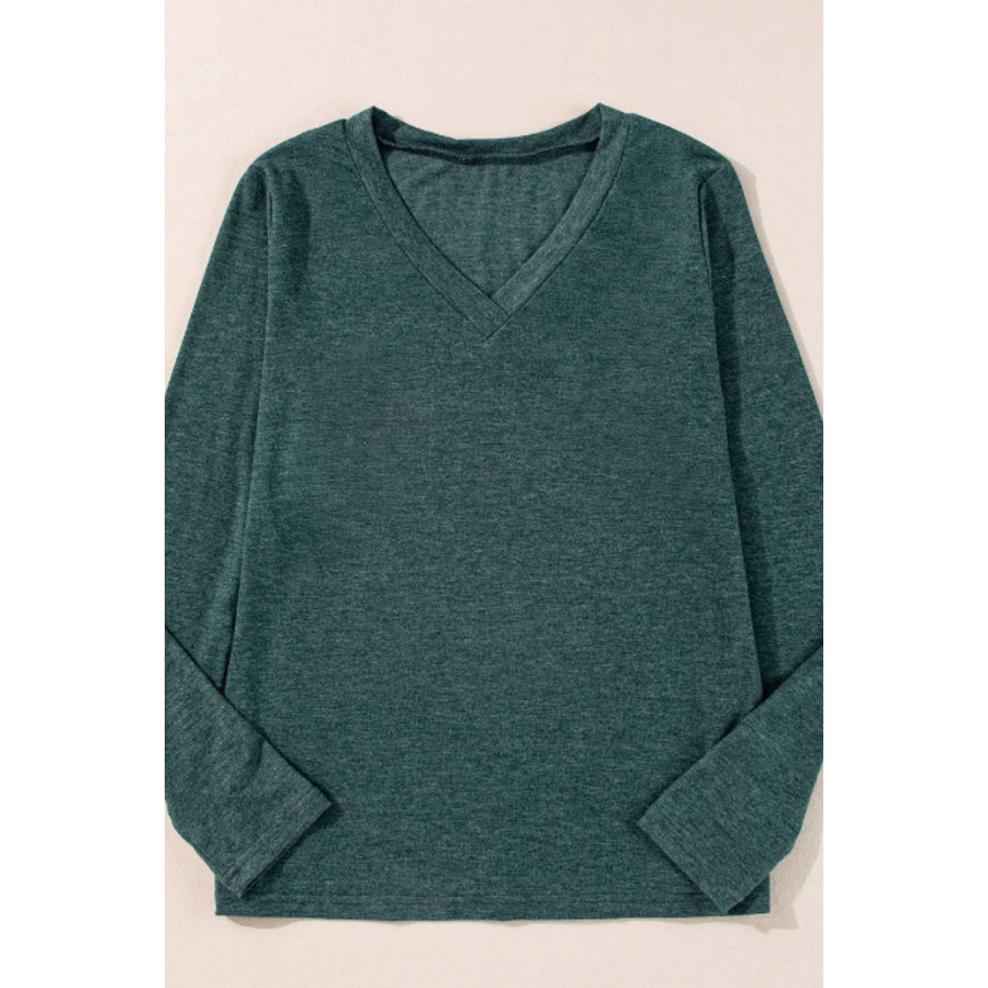 V-Neck Long Sleeve T-Shirt Apparel and Accessories