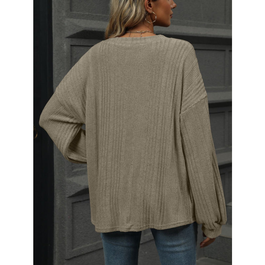 V-Neck Long Sleeve T-Shirt Apparel and Accessories