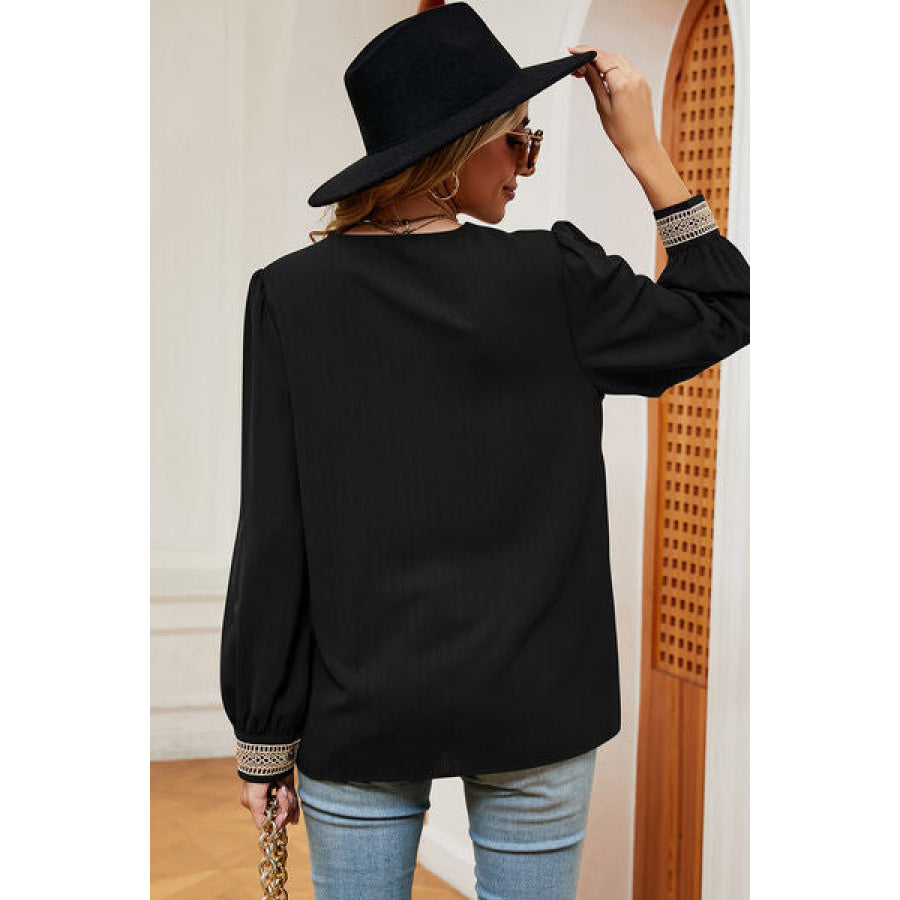 V - Neck Long Sleeve T - Shirt Apparel and Accessories