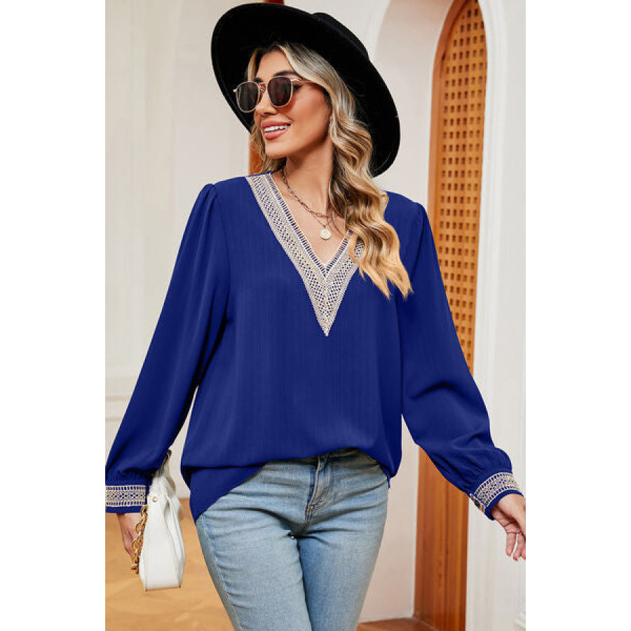 V - Neck Long Sleeve T - Shirt Apparel and Accessories