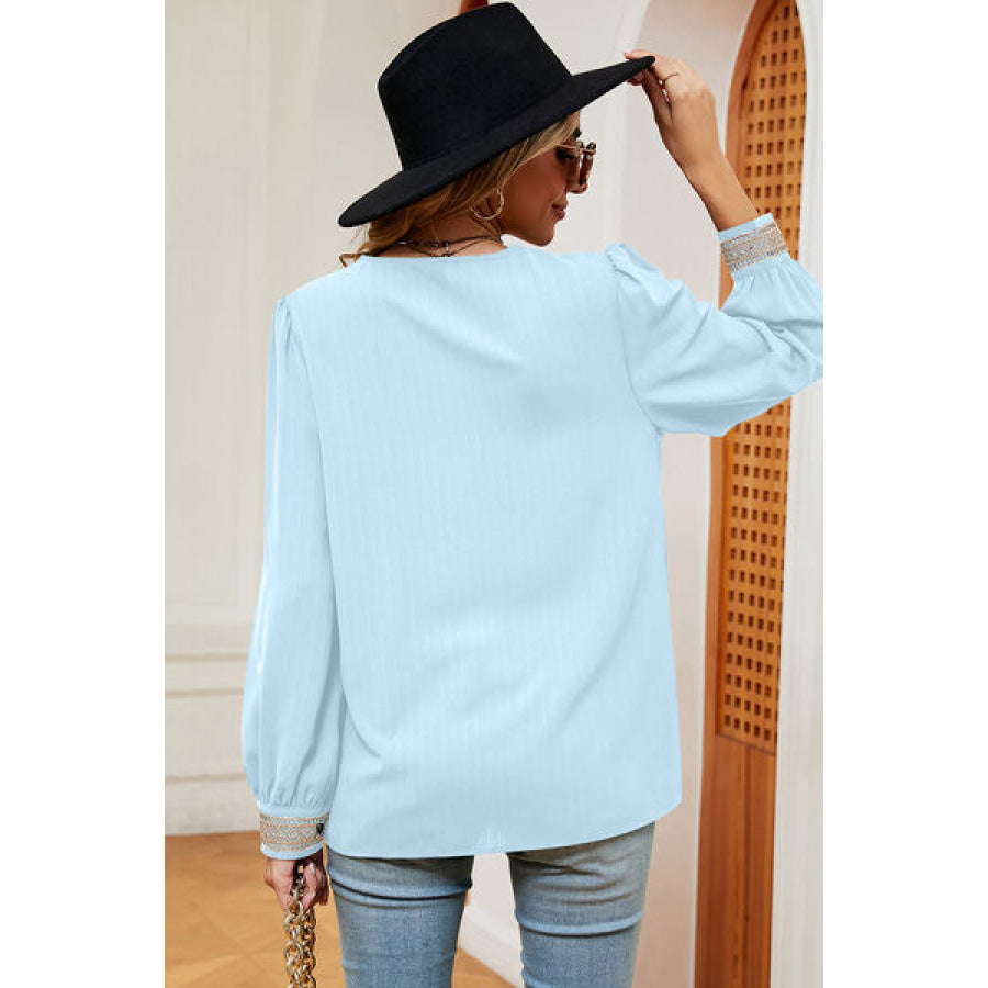 V - Neck Long Sleeve T - Shirt Apparel and Accessories
