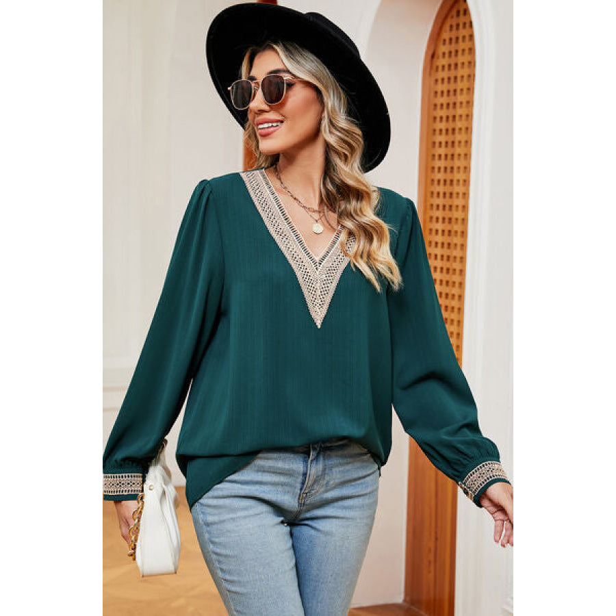 V - Neck Long Sleeve T - Shirt Apparel and Accessories