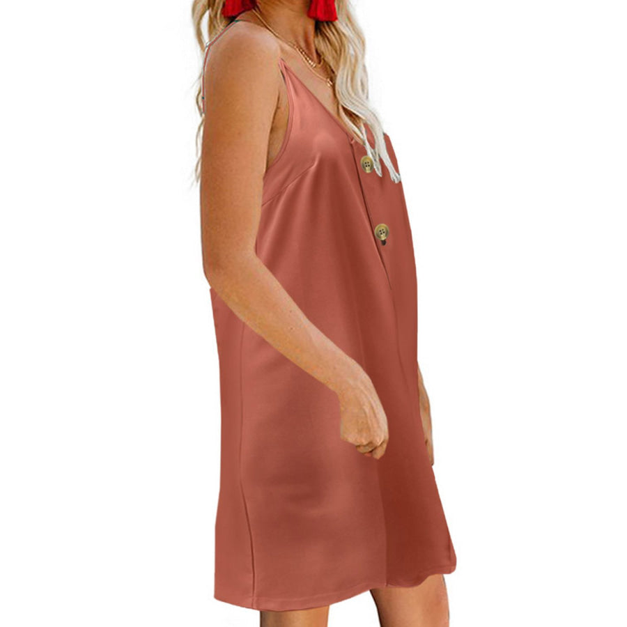 V - Neck Mini Cami Dress Apparel and Accessories