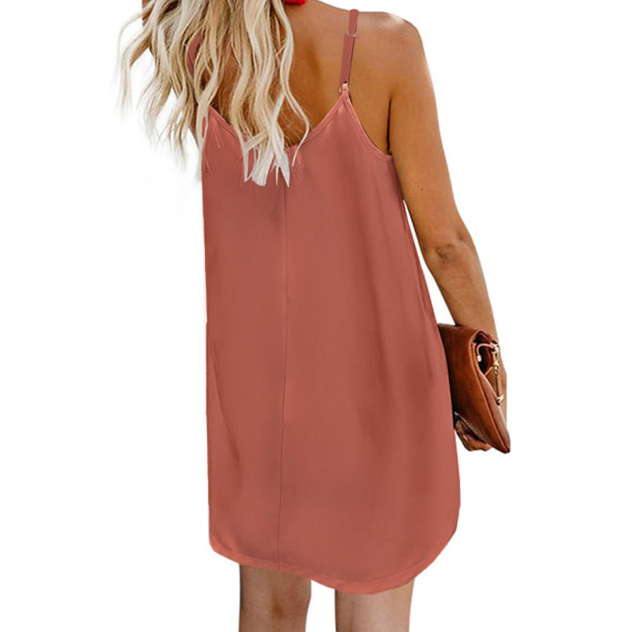 V - Neck Mini Cami Dress Apparel and Accessories