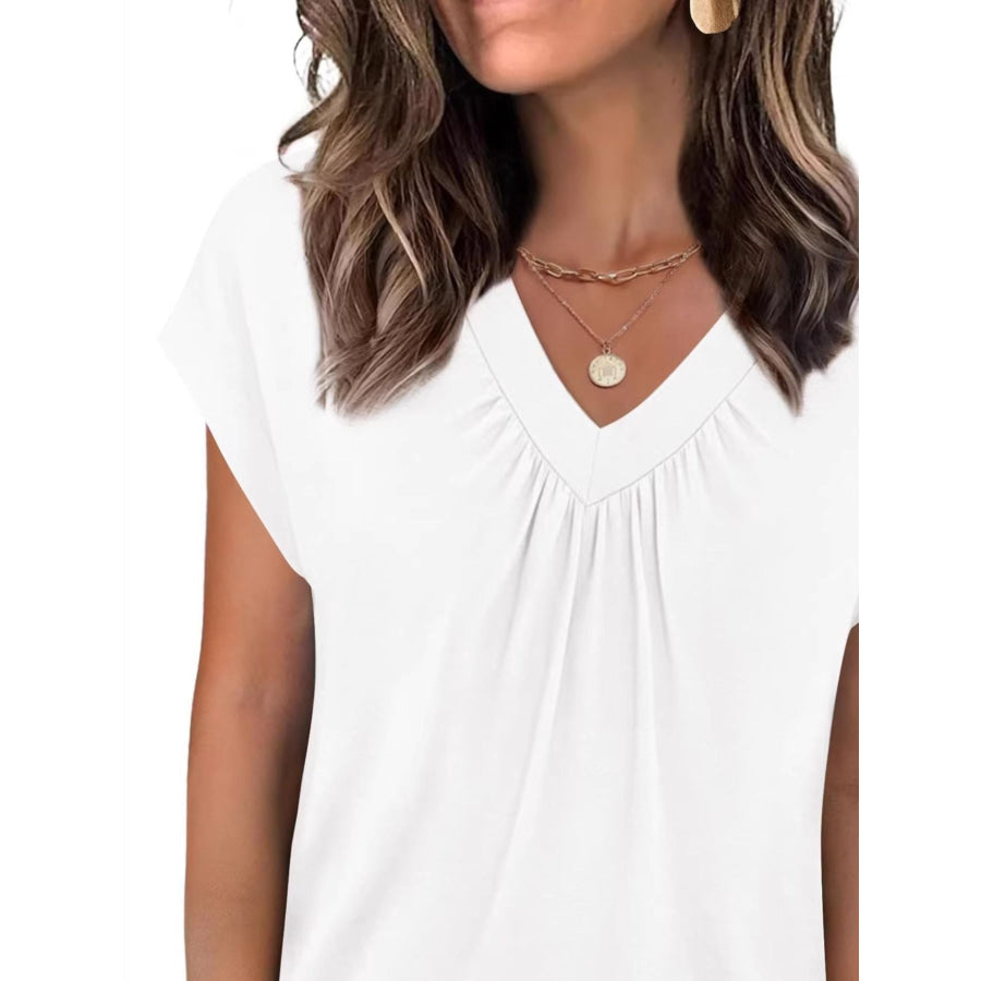 V-Neck Relaxed Fit T-Shirt Apparel and Accessories