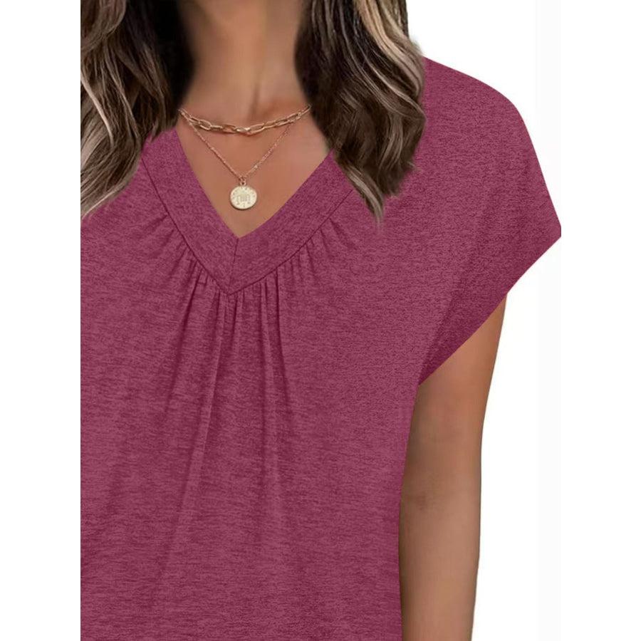 V-Neck Relaxed Fit T-Shirt Apparel and Accessories