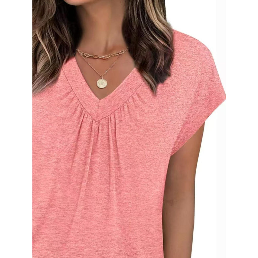 V-Neck Relaxed Fit T-Shirt Apparel and Accessories