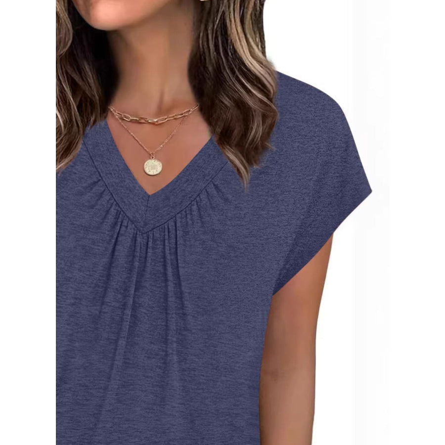 V-Neck Relaxed Fit T-Shirt Apparel and Accessories