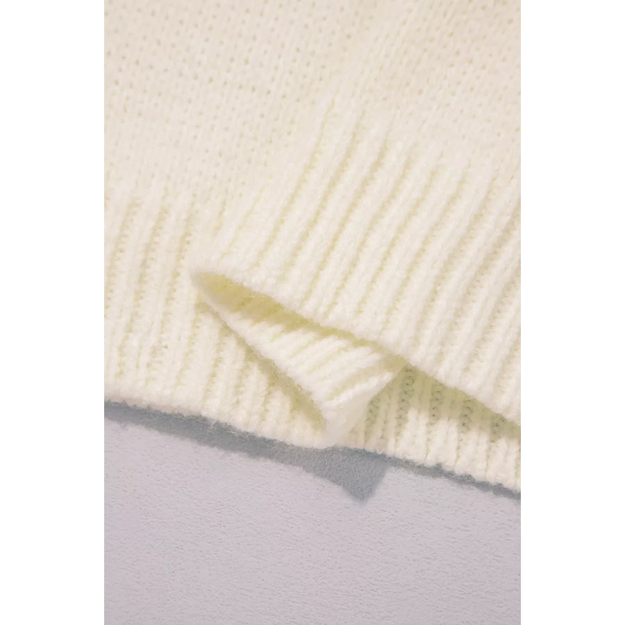 V Neck Short Sleeve Geometric Sweater Apparel and Accessories