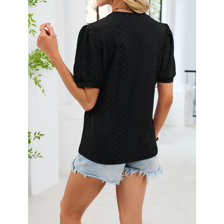 V-Neck Short Sleeve T-Shirt Apparel and Accessories