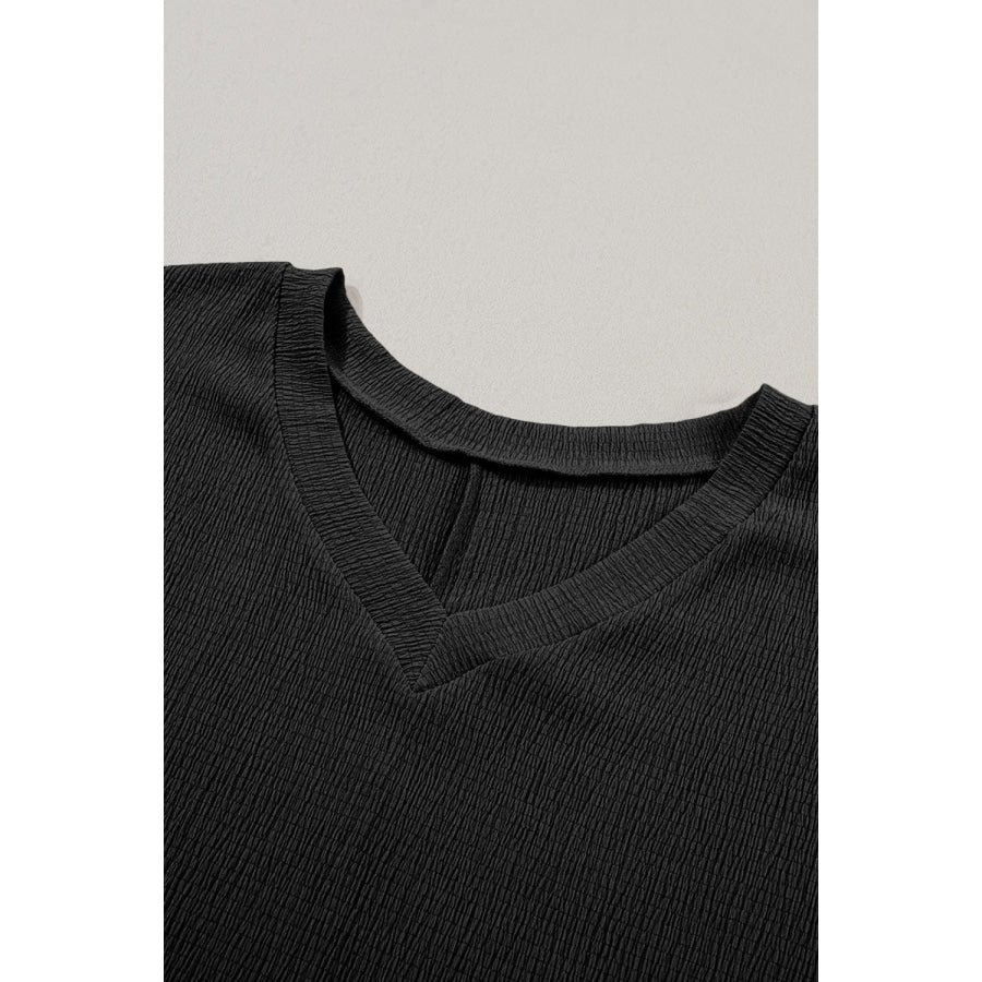 V - Neck Short Sleeve T - Shirt Apparel and Accessories