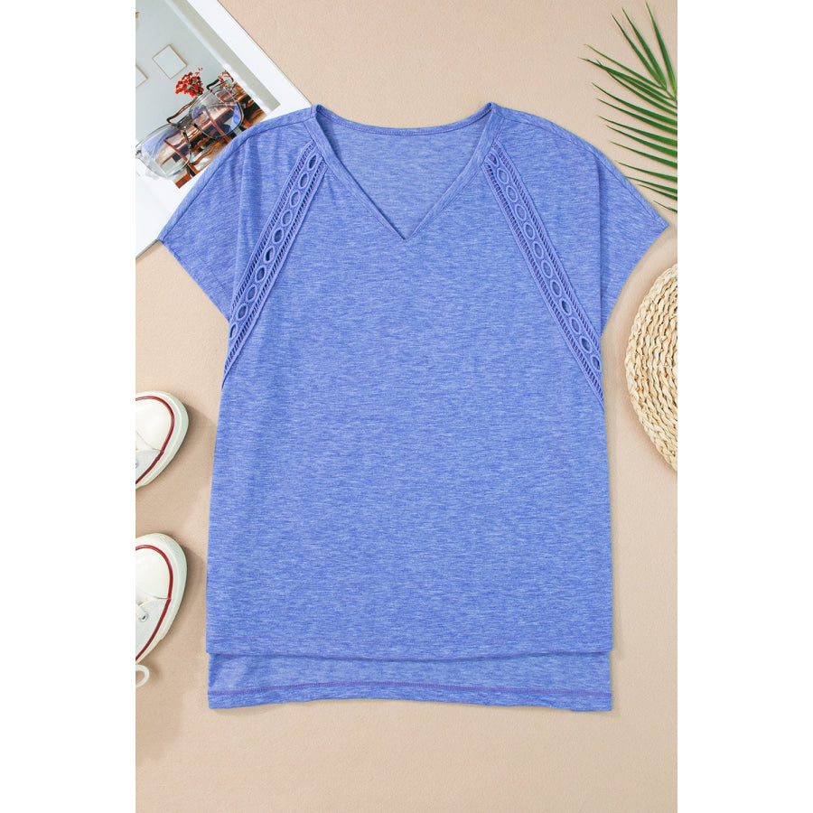 V-Neck Short Sleeve T-Shirt Apparel and Accessories