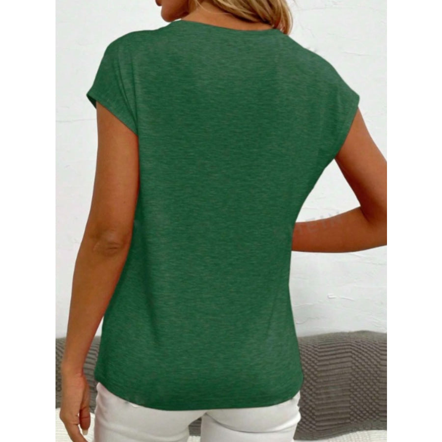 V-Neck Short Sleeve T-Shirt Apparel and Accessories