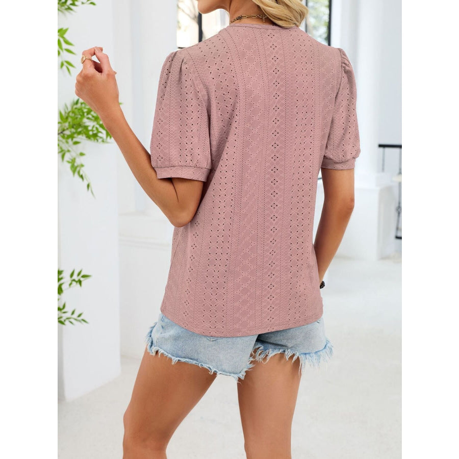 V-Neck Short Sleeve T-Shirt Apparel and Accessories