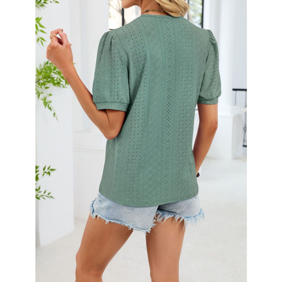 V-Neck Short Sleeve T-Shirt Apparel and Accessories