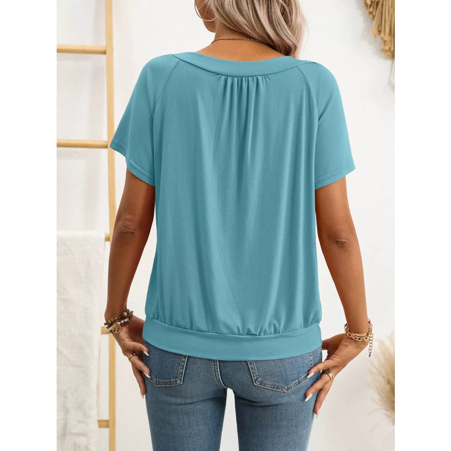 V-Neck Short SleeveT-Shirt Apparel and Accessories