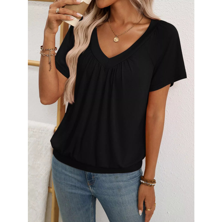 V-Neck Short SleeveT-Shirt Apparel and Accessories