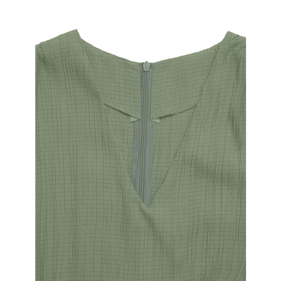 V-Neck Sleeveless Wide Leg Jumpsuit Apparel and Accessories