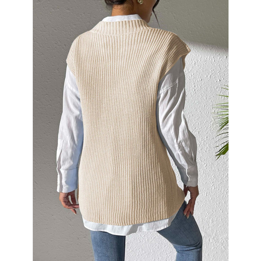 V-Neck Sweater Vest Apparel and Accessories