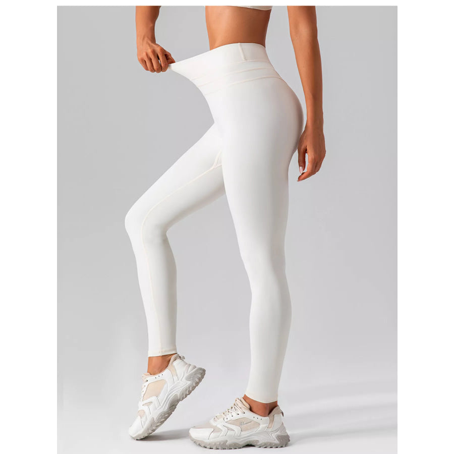 V-Neck Tank and High-Waisted Seamless Pants Active Set Apparel and Accessories