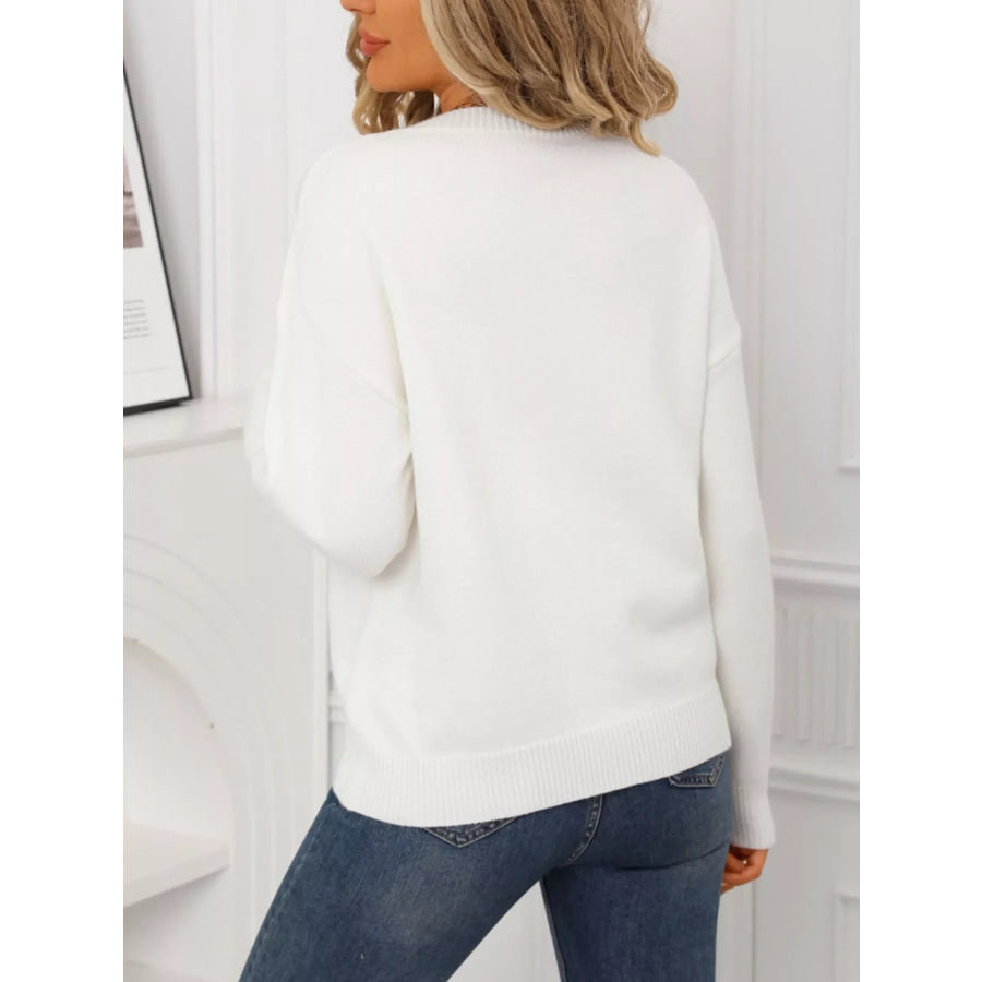 Valentine’s Day Love Club Heart Graphic Sweater Apparel and Accessories