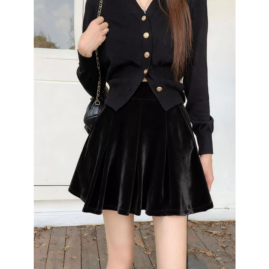 Velvet Mini Skort Apparel and Accessories