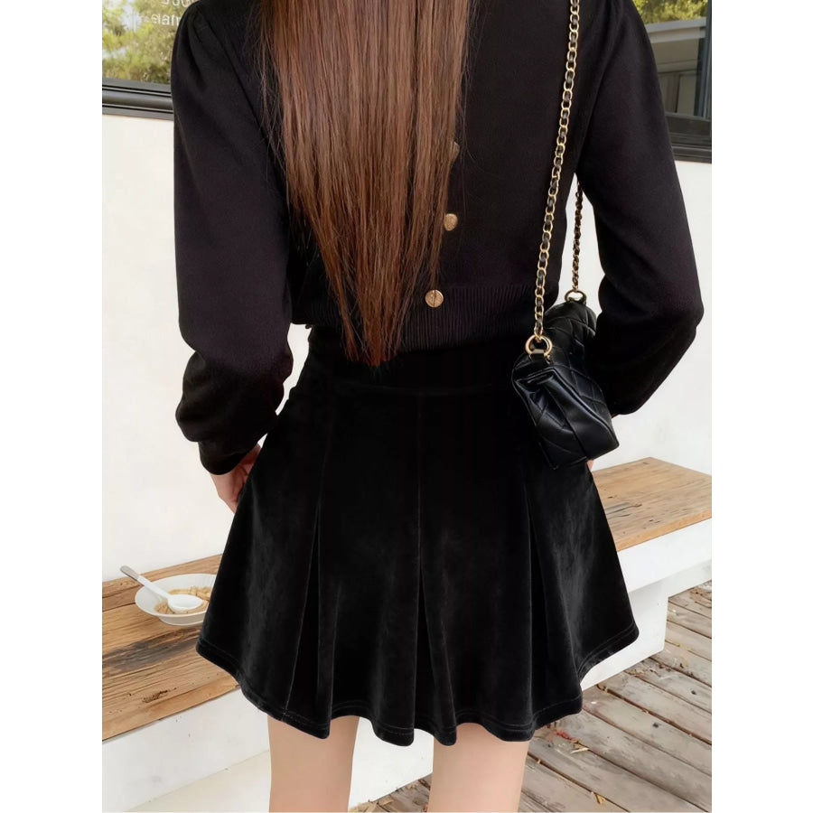 Velvet Mini Skort Apparel and Accessories