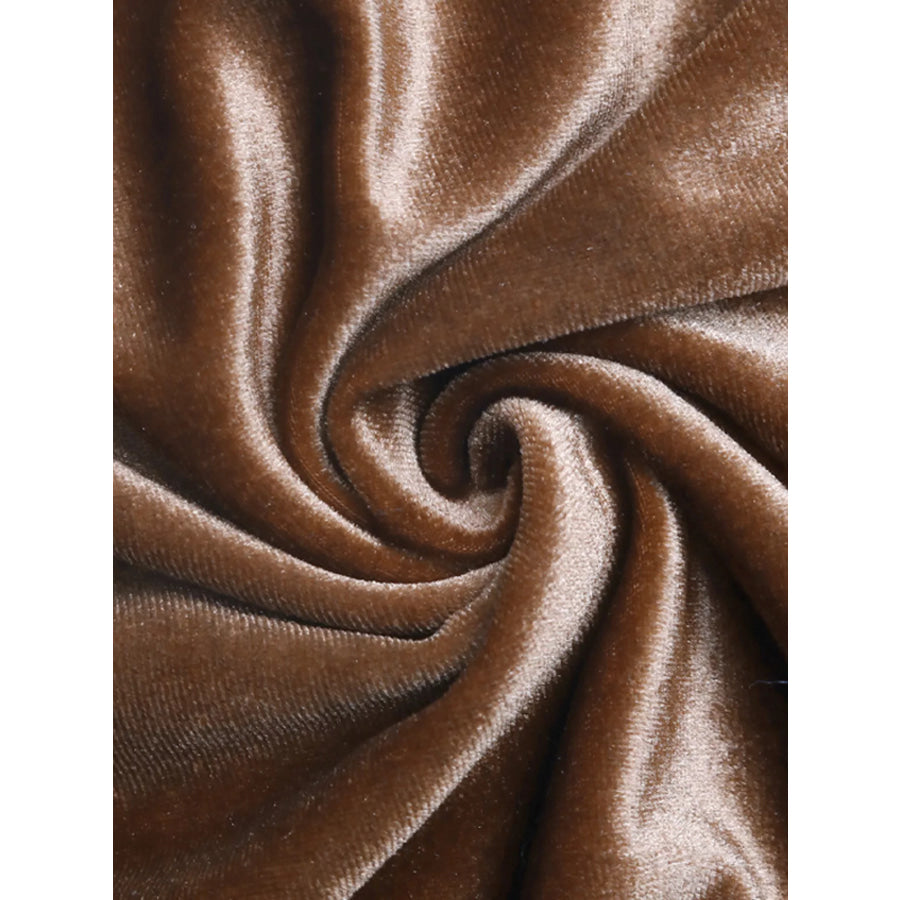 Velvet Tiered Midi Skirt Apparel and Accessories