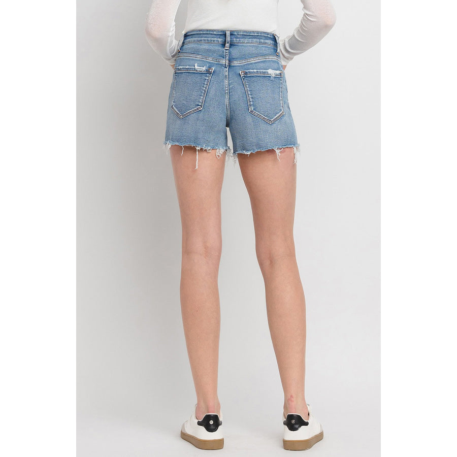 Vervet by Flying Monkey High Rise Denim Shorts Apparel and Accessories