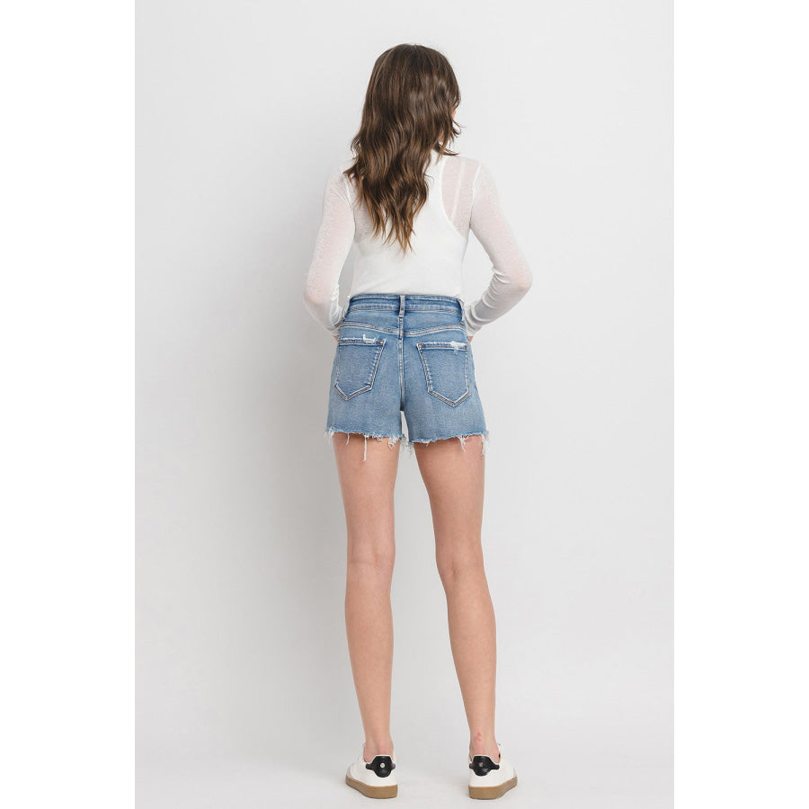 Vervet by Flying Monkey High Rise Denim Shorts Apparel and Accessories