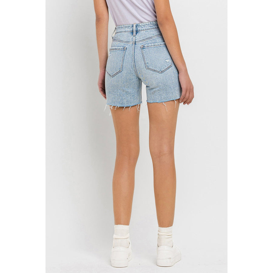 Vervet by Flying Monkey High Rise Denim Shorts Apparel and Accessories