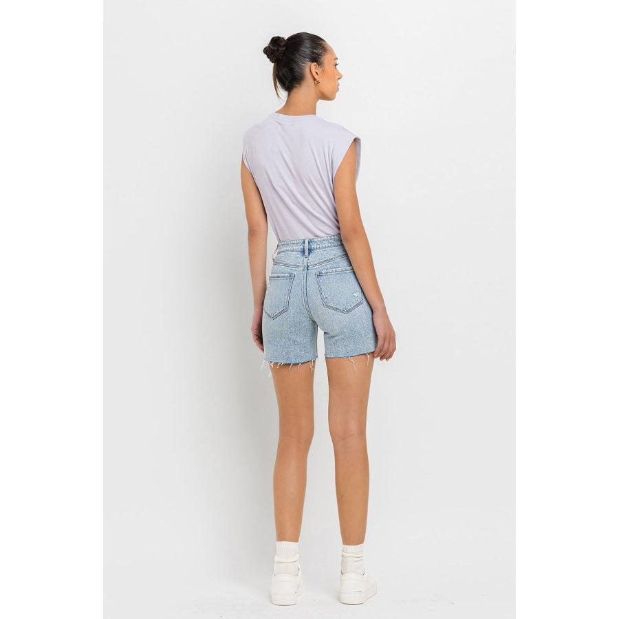 Vervet by Flying Monkey High Rise Denim Shorts Apparel and Accessories