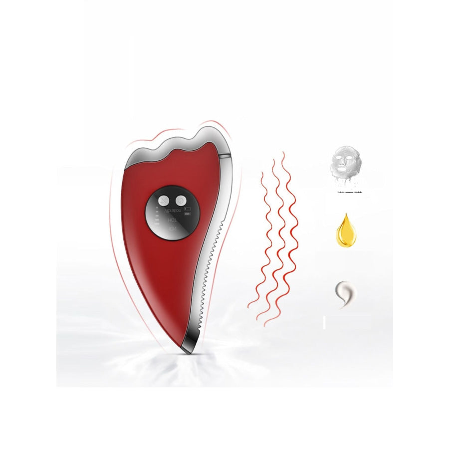 Vibration Facial Beauty Device Red / ONESIZE Apparel and Accessories